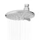 Decdeal - 6 Inch Shower Head High Pressure Boosting 3 Settings Adjustable Shower Head Bathroom Bath Spray Showerhead Polished Chrome Bath Rain Shower Head Replacement
