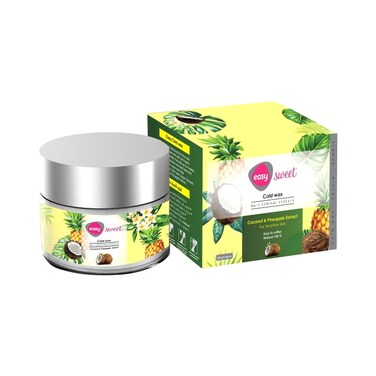 Easy Hair Removal Cold Wax, Coconut &amp; Pineapple - 200 grams