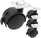 Robustline Twin Caster Wheel 4Pcs Withg Plate Office Chair Casters Wheels With Break - 1.5inch
