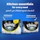 Kleenex Multi Purpose Kitchen Tissue Paper Towel 2 PLY 4 Rolls x 90 Sheets Absorbent Towels for all Surfaces