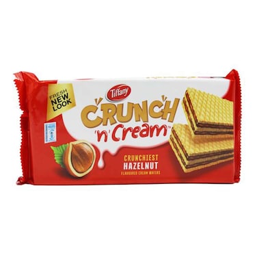 Tiffany Crunch N Cream Hazelnut Wafers 153g