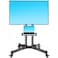 Rolling TV Stand, Mobile TV Stand with Upgraded Wheels For 32-80 Inch LCD LED OLED Flat Screen TVs up to 50 kg, Height Adjustable TV Stand With Laptop Shelf