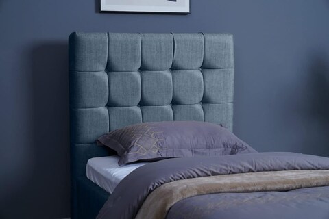 PAN Home Home Furnishings Vista Headboard Chanel Teal L-90: H-125cm Teal