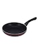 Delcasa 3-Piece Cookware Set Black Tawa 28, Frypan 24centimeter