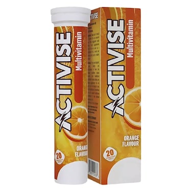 Activise Multivitamins Orange Flavour Effervescent 20 Tablets