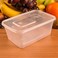 50 Pcs- Disposable Food Container With Lid-1500ml