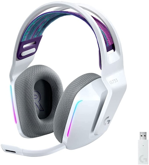 Logitech G733 LIGHTSPEED Wireless Gaming Headset with suspension