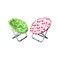 Procamp - Kids Moon Chair Mix Color, Offers Best Comfort To The Kids When Travelling Or Hiking Outdoors