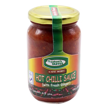 Nature&#39;s Tastes Hot Chilli Sauce 425g