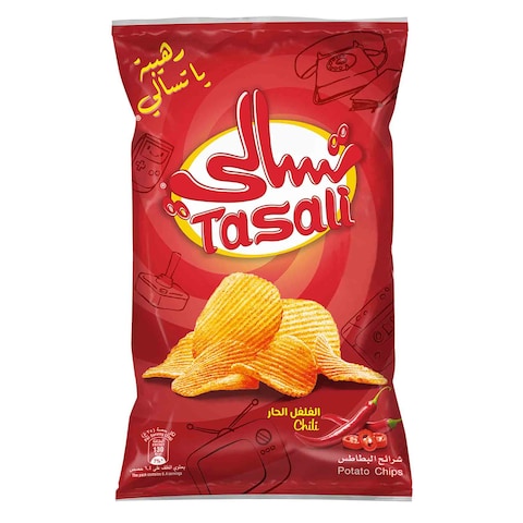 Tasali Chips Potato Chili Flavor 13 Gram