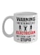 muGGyz Printed Ceramic Coffee Mug White