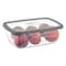 Qlux Ideas L-00762 Bio Saver Box No.5 Storage Container Black/Clear