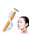 Generic 25K Vibration Facial Roller Massager Stick Gold