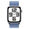 Apple Watch SE LTE 44mm Silver Aluminium Winter Blue Sport Loop