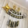 Futurekart Happy Birthday Banner Black and Golden Colour/Birthday Banner for Decoration (13 in 1 Set )