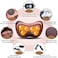 Pkfinrd Shiatsu Multifuction Massage Pillow With 8 Massager Heads Heater Neck Shoulder Body Electric Massager Home, Office, Car, Bed Use