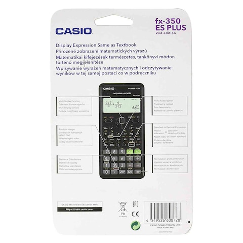 Casio Plus 2 Edition Scientific Calculator FX-350ES