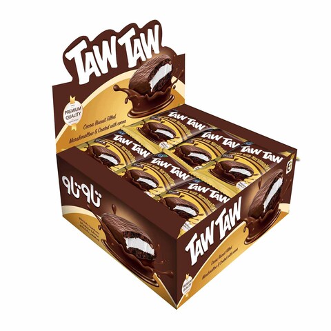 Taw Taw Biscuit with Marshmallow - 37gm - 6 Pieces