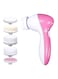 Generic 5-In-1 Beauty Care Massager White/Pink