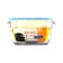 Glasslock Square Food Container With Lid Clear 400ml