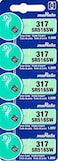 Murata SR516SW / 317 Silver Oxide 1.55V (muRata) Japan Batteries &ndash; 5 Pieces
