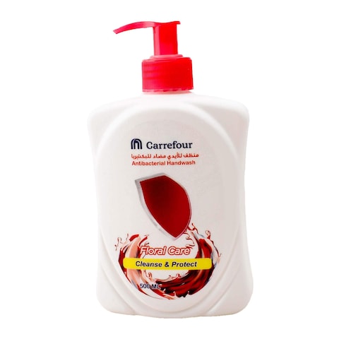 Carrefour Floral Care Antibacterial Hand Wash - 500 ml