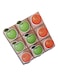 Creative Orange Apple Matching Tic Tac Toe Board Game Set