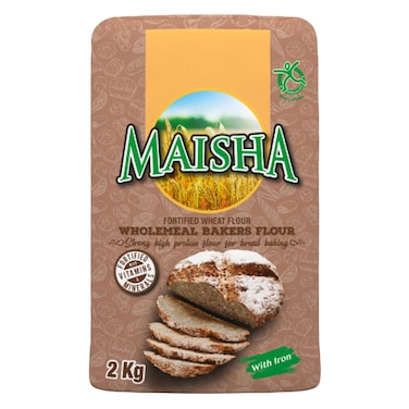 Maisha Wholemeal Bakers Flour 2kg