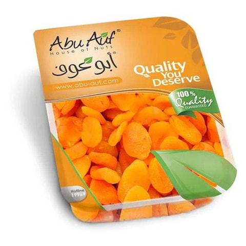 ابو عوف مشمش مجفف - 200 جرام - مقاس 4