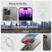 Spigen Ultra Hybrid (MagFit) designed for iPhone 14 Pro Max case cover compatible with MagSafe - Carbon Fiber
