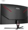Aoc 31.5-Inch Curved Gaming Monitor Cq32G3Se, G3 Series, QHD 2K(2560X1440), 165Hz, 1Ms, Freesync