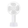 Handheld Fan, Portable Small Fan with 3 Speeds, USB Rechargeable Hand Fan, Personal Fan Battery Operated for Outdoor, Indoor, Commute, Office, Travel (White)