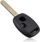 Rubik 2 Button Remote Cover Uncut Key FOB Shell Case For Honda Accord Civic Jazz Fit City Odyssey CRV Pilot Replacement Key