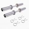 YALLA HomeGym Pair of 20&quot; Olympic Dumbbell Handles Commercial Grade Loadable Dumbbell Bars for 2-inch Olympic Weight Plates