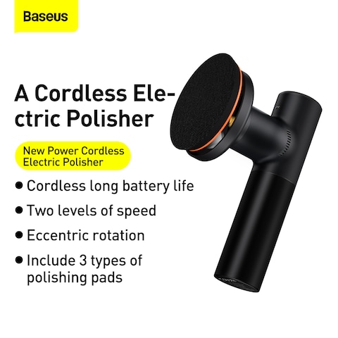 Baseus Wireless Portable Car Polishing Machine 30W 4000mAh Black