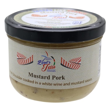 Beret&#39;s Jars Pork Mustard 330g