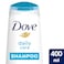 DOVE Shampoo, for dry hair, Daily Care, nourishing care for up to 100% softer* hair , 400ml