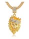 Generic 18K Gold Plated Rhinestone Long Pendant Necklace