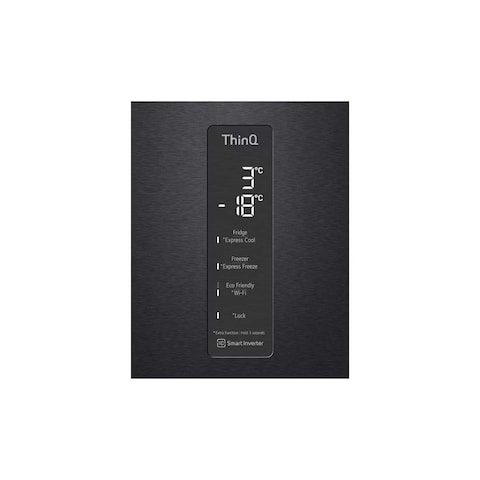 LG GC-B459NQDZ | 341(L) | Bottom Freezer Fridge | Smart Inverter Compressor | Nature FRESH | Door Cooling