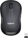 Logitech M220 Wireless Mouse, Silent Buttons, 2.4 Ghz With USB Mini Receiver, 1000 Dpi Optical Tracking, 18-Month Battery Life, Ambidextrous PC / Mac / Laptop - Noir