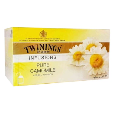 Twinings London Herbal Infusion Pure Camomile Tea Bags 20 Count