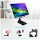 Xonic Cell Phone Stand Angle Height Adjustable Cell Phone Stand For Desk Foldable Cell Phone Holder Black