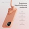 elago Liquid Silicone for iPhone 15 case cover Full Body Protection, Shockproof, Slim, Anti-Scratch Soft Microfiber Lining - Salmon