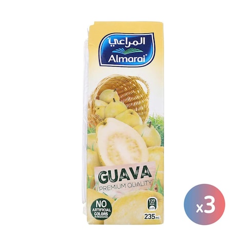المراعي عصير جوافة - 235 مل - 3 علب