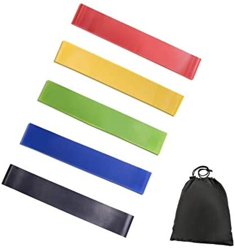 Generic Resistance Band Fitness 6Levels Latex Gym Strength Training Rubber Loops Bands Fitness Crossfit Equipment Yoga Exercise