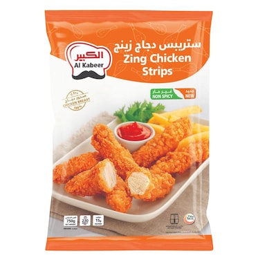 Al Kabeer Zing Chicken Strips 750g