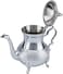 Shallow Moroccon Tea Pot Flower Engraving Design Material Brass - 350ml