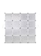 Generic - 16-Cube Magnetic Door Closet White