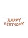 Generic Happy Birthday Letters Hanging Foil Balloon Banner 16inch
