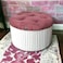 Wooden Twist Banquette Handmade Tufted Solid Wood Pouffe Ottoman